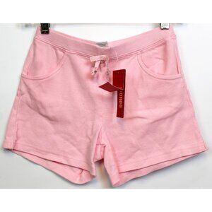 2009 Gymboree Happy Rainbow Pink Shorts sz 9 Cotton Knit Pocket Elastic Waist